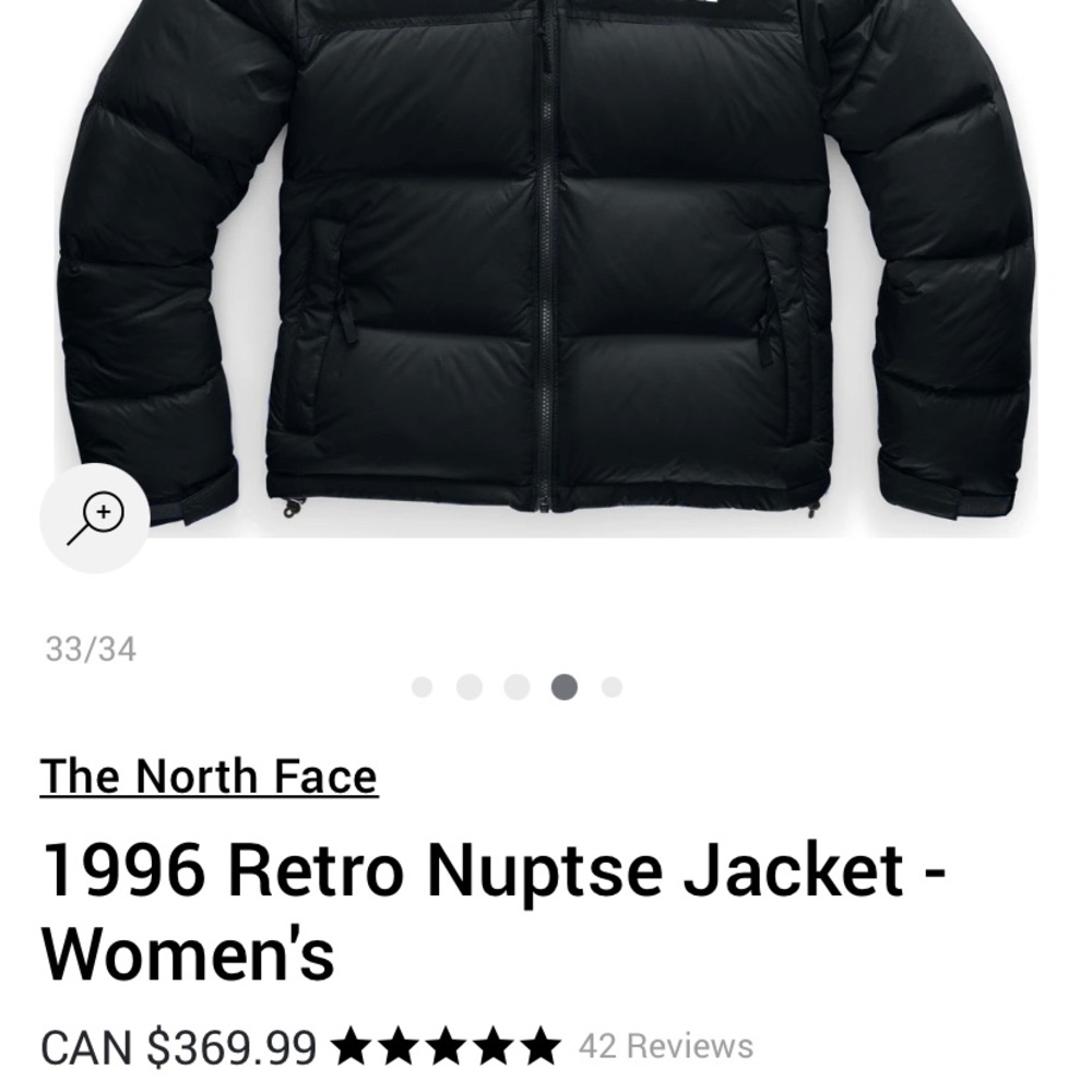 NORTH FACE BLACK PUFFER- Women’s (XL)